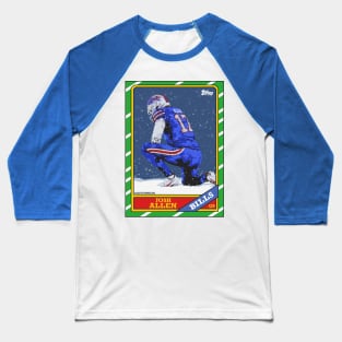 Josh Allen 1986 Football Card Baseball T-Shirt